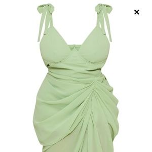 Drapes Sage green dress